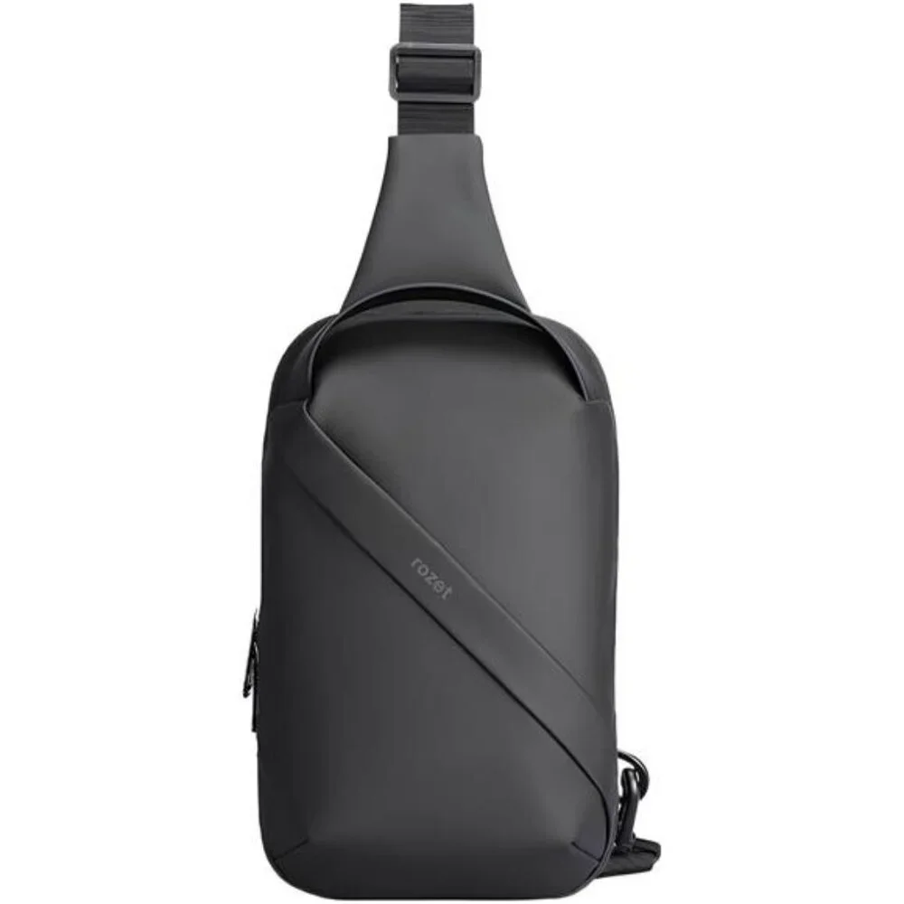 Waterproof crossbody sling bag chest shoulder backpack with pockets for travel w